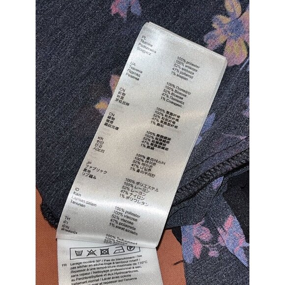 Maje Rivoline Pleated Chiffon Shirtdress Size Small - Picture 10 of 11